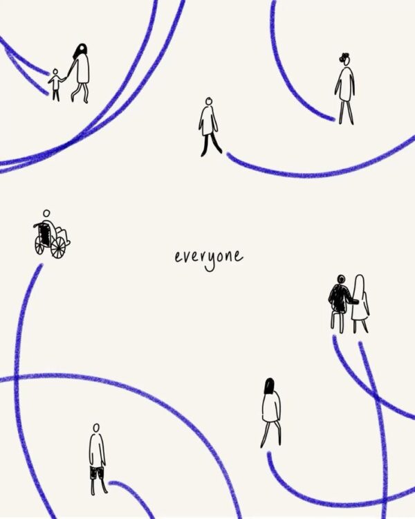 "Everyone" Illustration Print