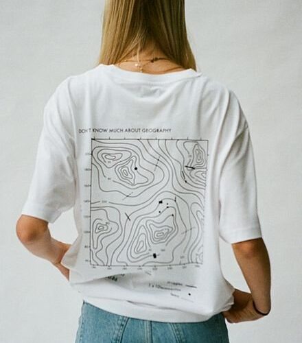 Topo Map Tee
